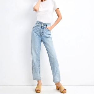 Veronica Beard Light Blue Straight Leg Jeans